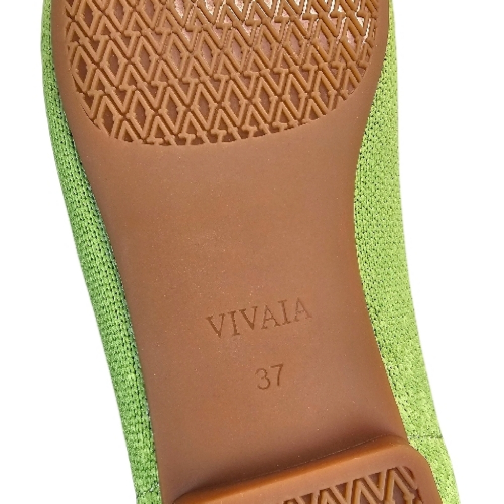 NWOT Vivaia Margot Pistachio Ombre Square Toe Mary Jane Flats Sz 37 Balletcore - Picture 15 of 15